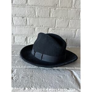 New York Hat Company Black 100$ Wool Hat